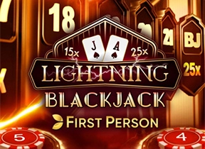 First Person Lightning Blackjack